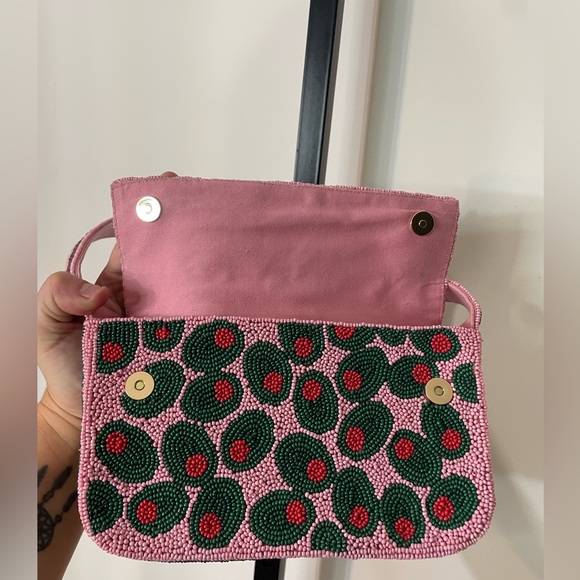 Anthropologie|| Fiona Beaded Bag, Martini Viral Beaded Shoulder Bag - Picture 6 of 13